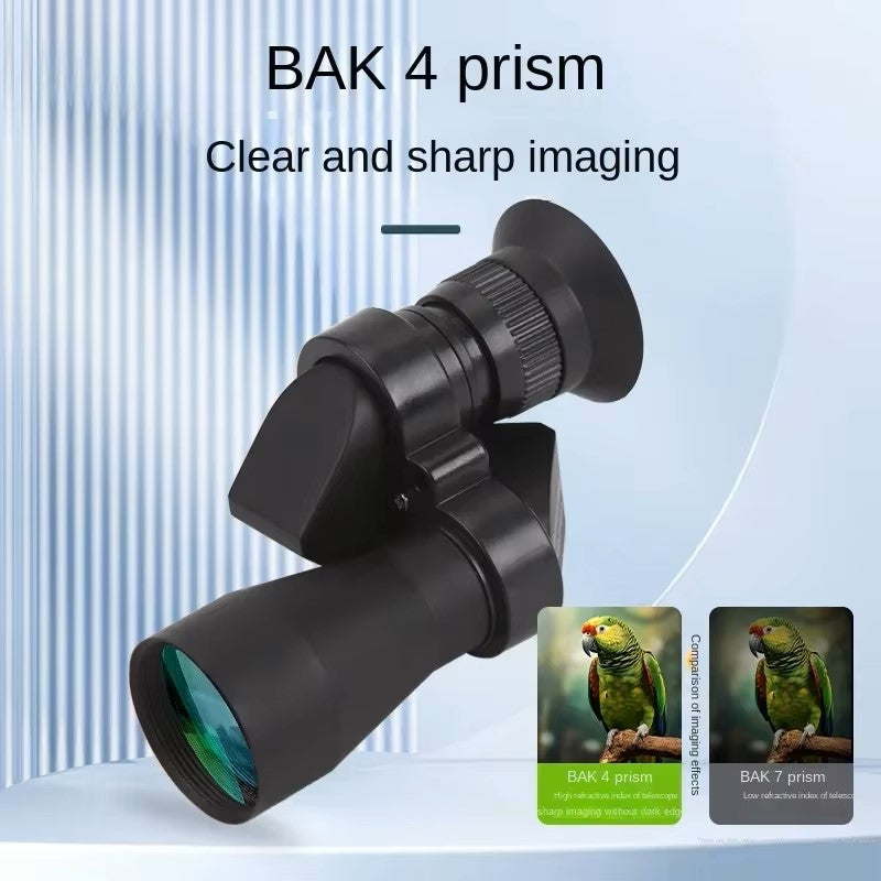HD 10-300x40mm Portable Monocular Telescope – High-Power Zoom Pocket Scope for Hunting, Hiking & Fishing