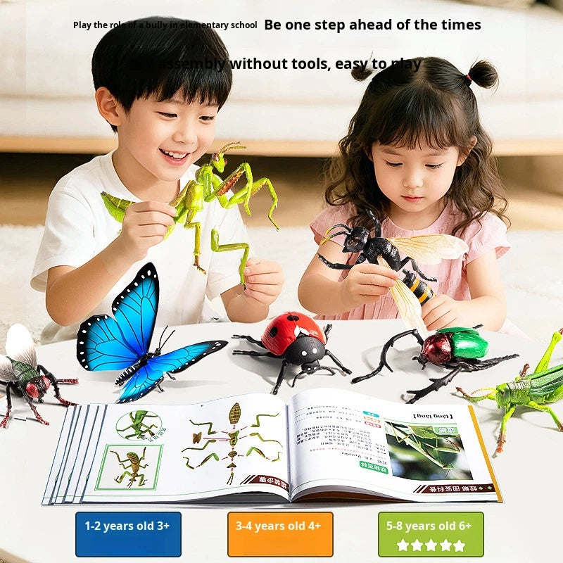 Insect Slot-Assembly Toys – 4D DIY Bug Puzzle Set for Kids’ Early Education & Animal Learning