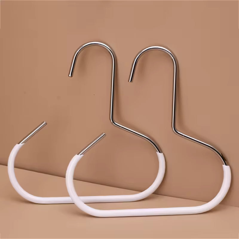 Heavy-Duty Metal Wardrobe Organizer – Multi-Hook Hanging Rack for Scarves, Ties, Belts, and Handbags